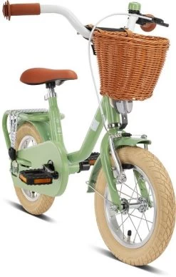 Puky Kinderfahrrad Mit Lenkerkorb Steel Classic 12 Retro Green -Geschäft Für Babyprodukte 00004114 additionalimage 1