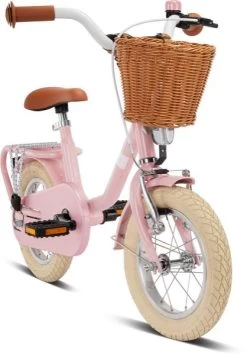 Puky Kinderfahrrad Mit Lenkerkorb Steel Classic 12 Retro Rosé -Geschäft Für Babyprodukte 00004118 additionalimage 1