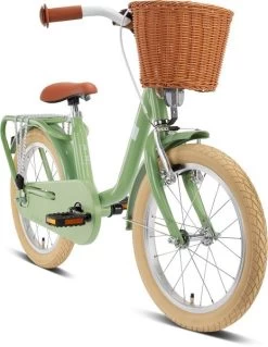 Puky Kinderfahrrad Mit Lenkerkorb Steel Classic 16 Retro Green -Geschäft Für Babyprodukte 00004233 additionalimage 1