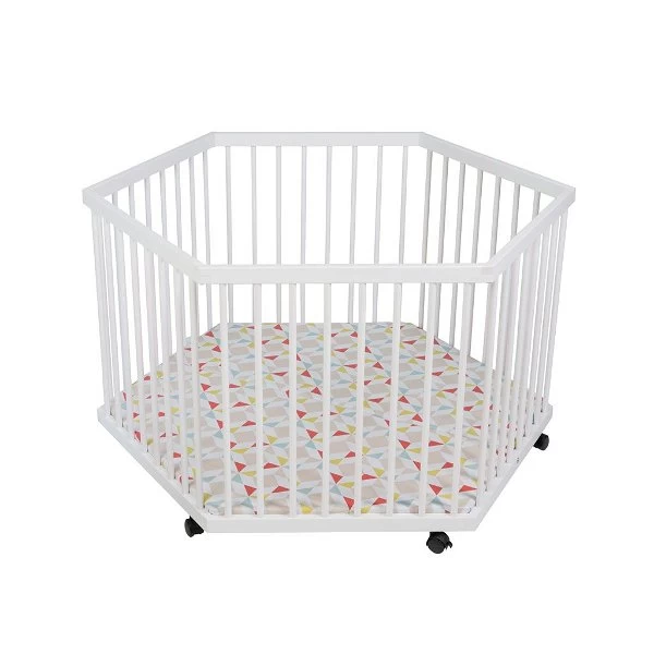 Schardt Solitär 6-Eck Laufgitter Kiefer Weiß Mit Folie Prisma 1 Schardt Solitär 6-Eck Laufgitter Kiefer Weiß Mit Folie Prisma