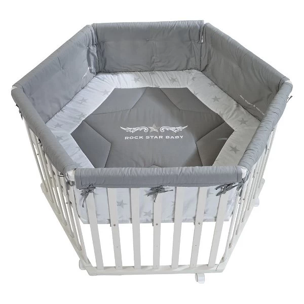 Roba Laufgitter Rock Star Baby 2 Weiß, 6-eckig 1 Roba Laufgitter Rock Star Baby 2 Weiß, 6-eckig