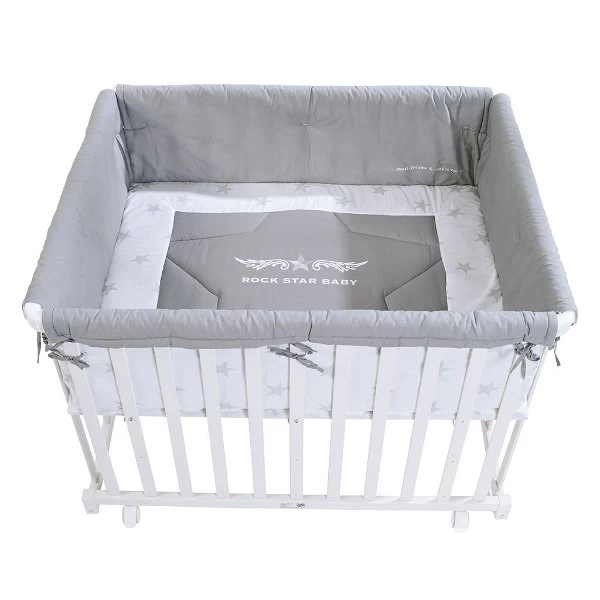 Roba Laufgitter Rock Star Baby 2 Weiß, Rechteckig 75x100 Cm 2 Roba Laufgitter Rock Star Baby 2 Weiß, Rechteckig 75x100 Cm – Bild 2