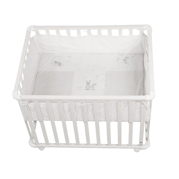 Roba Laufgitter Fox & Bunny Weiß, 75x100 Cm 1 Roba Laufgitter Fox & Bunny Weiß, 75x100 Cm
