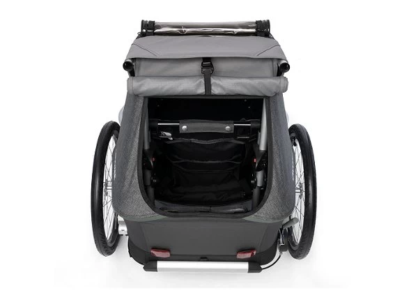 Croozer Kid Keeke 1 Mountain Grey 2in1 Fahrradanhänger & Buggy-Set 8 Croozer Kid Keeke 1 Mountain Grey 2in1 Fahrradanhänger & Buggy-Set – Bild 8