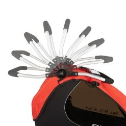 Burley Honey Bee Fahrradanhänger Rot 2-Sitzer Mit Buggy-Funktion -Geschäft Für Babyprodukte 10 honey bee handlebar rotation webex