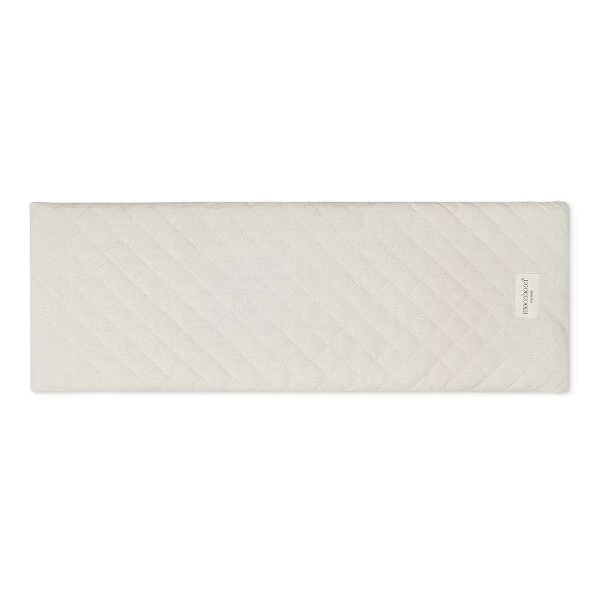 Moonboon Ökologische Federwiegen-Set Stone Mit Motor, Gestell Weiß & Kokos-Einleger 2 Moonboon Ökologische Federwiegen-Set Stone Mit Motor, Gestell Weiß & Kokos-Einleger – Bild 2