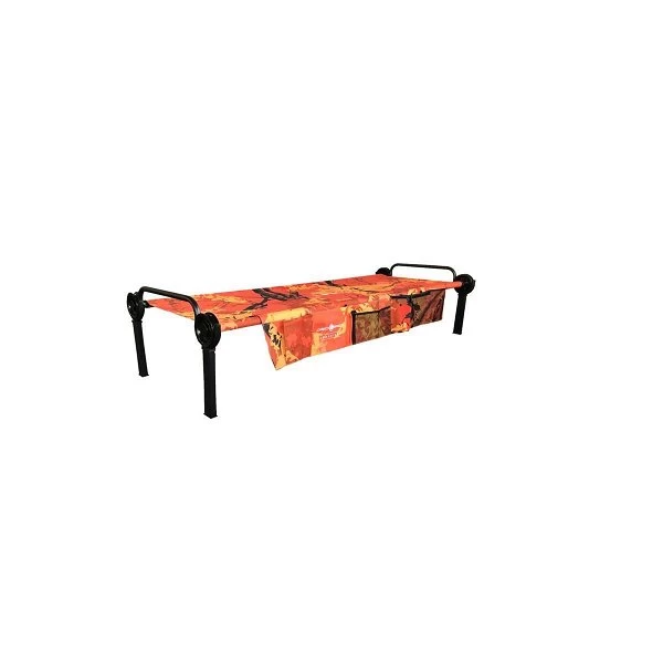 Sol-O-Cot Einzelbett Orange Limited Edition Mit Seitentasche Das Campingbett Von Disc-O-Bed 1 Sol-O-Cot Einzelbett Orange Limited Edition Mit Seitentasche Das Campingbett Von Disc-O-Bed