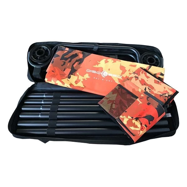 Sol-O-Cot Einzelbett Orange Limited Edition Mit Seitentasche Das Campingbett Von Disc-O-Bed 5 Sol-O-Cot Einzelbett Orange Limited Edition Mit Seitentasche Das Campingbett Von Disc-O-Bed – Bild 5