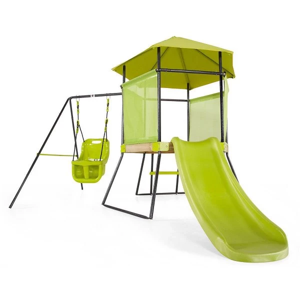 Plum My First Schaukel-Spielcenter Lime-grün Gestell Verzinktem & Witterungsbeständig 1 Plum My First Schaukel-Spielcenter Lime-grün Gestell Verzinktem & Witterungsbeständig