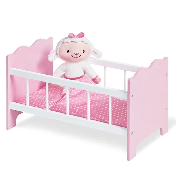 Pinolino Puppenbett Jasmin Komplett, 4-tlg. Rosa Und Weiß Lackiert 2 Pinolino Puppenbett Jasmin Komplett, 4-tlg. Rosa Und Weiß Lackiert – Bild 2