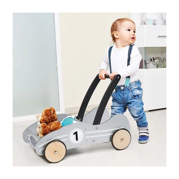 Pinolino Lauflernwagen Kimi Silber Birke Massiv - Zum Toppreis 2 Pinolino Lauflernwagen Kimi Silber Birke Massiv - Zum Toppreis – Bild 2