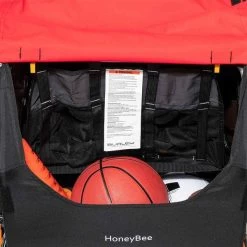 Burley Honey Bee Fahrradanhänger Rot 2-Sitzer Mit Buggy-Funktion -Geschäft Für Babyprodukte 3 2019 honey bee cargo