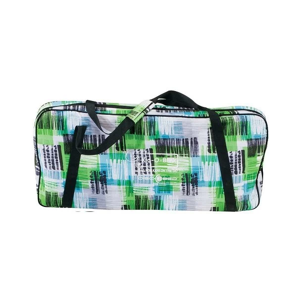 Kid-O-Bed Einzelbett Blockpattern Runder Rahmen Das Campingbett Von Disc-O-Bed 3 Kid-O-Bed Einzelbett Blockpattern Runder Rahmen Das Campingbett Von Disc-O-Bed – Bild 3