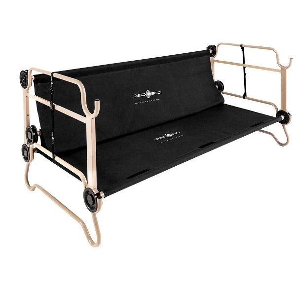 Disc-O-Bed XL Etagenbett Anthrazit Modernes Feld- Und Campingbett 2 Disc-O-Bed XL Etagenbett Anthrazit Modernes Feld- Und Campingbett – Bild 2