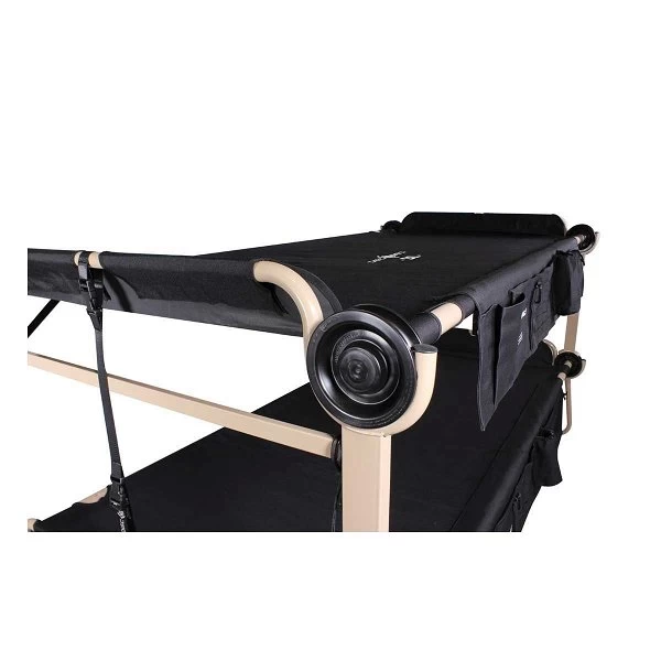 Disc-O-Bed 2XL Etagenbett Schwarz Modernes Feld- Und Campingbett 3 Disc-O-Bed 2XL Etagenbett Schwarz Modernes Feld- Und Campingbett – Bild 3