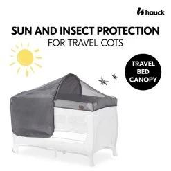 Hauck Travel Bed Canopy Sonnen- & Insektenschutz -Geschäft Für Babyprodukte 4007923599204.pt01.travel bed canopy grey