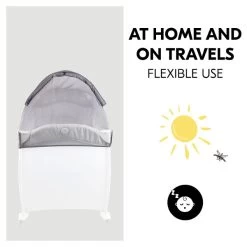 Hauck Travel Bed Canopy Sonnen- & Insektenschutz -Geschäft Für Babyprodukte 4007923599204.pt06.travel bed canopy grey