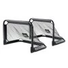 EXIT TOYS EXIT Pico Stählernes Fußballtor 90x60 Cm Schwarz - 2er-Set, Faltbar
