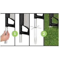 EXIT TOYS EXIT Maestro Stählernes Fußballtor Schwarz - 180x120 Cm 5 EXIT TOYS EXIT Maestro Stählernes Fußballtor Schwarz - 180x120 Cm -Geschäft Für Babyprodukte 41 03 10 1 gr