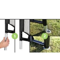 EXIT TOYS EXIT Forza Stählernes Fußballtor Schwarz - 500x200 Cm 5 EXIT TOYS EXIT Forza Stählernes Fußballtor Schwarz - 500x200 Cm -Geschäft Für Babyprodukte 41 09 10 1