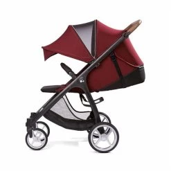 Gesslein Smiloo Happy+ Buggy Maroon Gestell Schwarz Mit Tabak Griff -Geschäft Für Babyprodukte 420 170 894000 liegefunktion