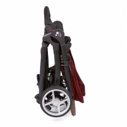 Gesslein Smiloo Happy+ Buggy Maroon Gestell Schwarz Mit Tabak Griff -Geschäft Für Babyprodukte 420 170 894000 zusammengelegt