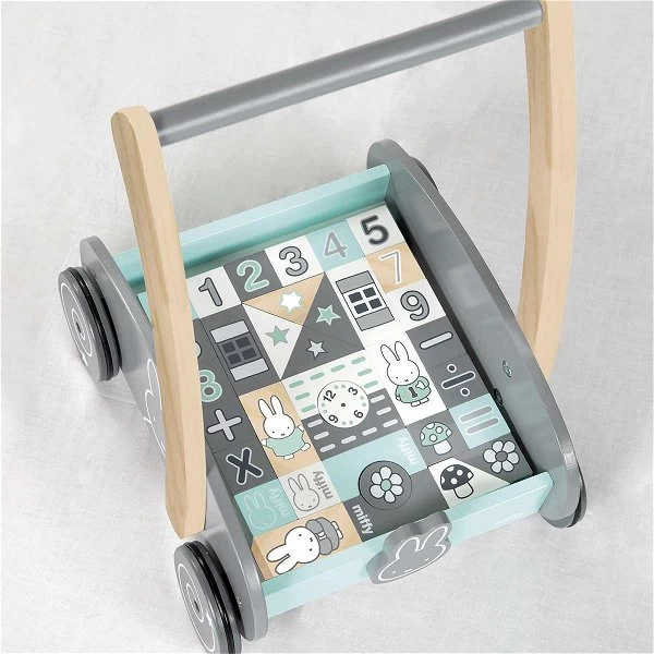 Roba Schiebewagen Miffy Mit Bauklötze-Set Zum Toppreis 2 Roba Schiebewagen Miffy Mit Bauklötze-Set Zum Toppreis – Bild 2