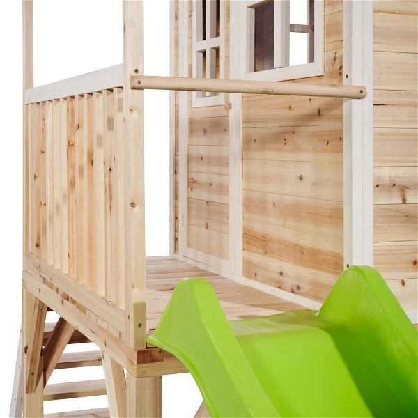 EXIT TOYS EXIT Loft 700 Holzspielhaus - Natur Extra Hoch - Mit Sandkasten, Rutsche & Geländer 2 EXIT TOYS EXIT Loft 700 Holzspielhaus - Natur Extra Hoch - Mit Sandkasten, Rutsche & Geländer – Bild 2