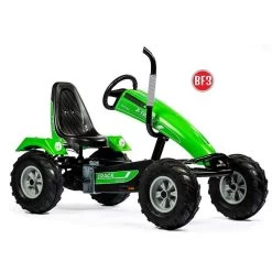 Dino Cars Track BF3 GoKart - Grün Mit Freilauf, Pendelachse & 3-Gangschaltung