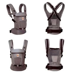 Ergobaby Adapt SoftFlex Mesh Graphite Grey Babytrage -Geschäft Für Babyprodukte adapt softflex baby carrier graphite grey all sites 2