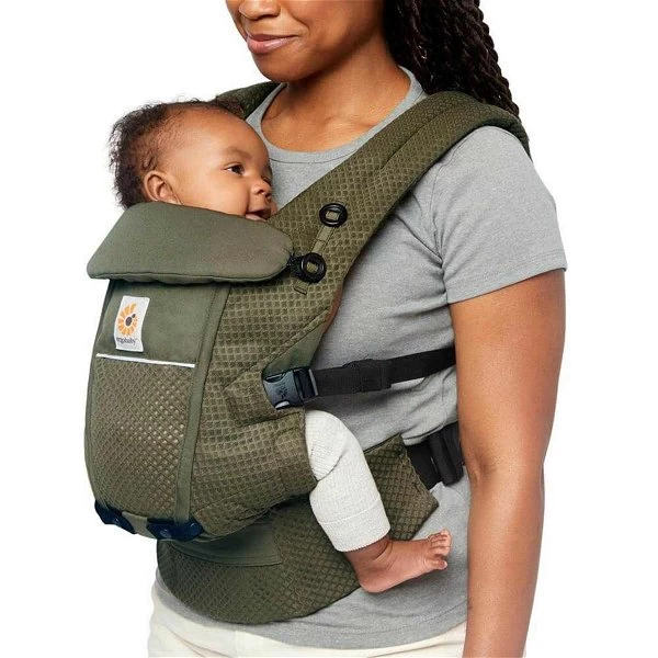 Ergobaby Adapt SoftFlex Mesh Olive Green Babytrage 2 Ergobaby Adapt SoftFlex Mesh Olive Green Babytrage – Bild 2
