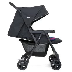 Joie Aire Twin Zwillingsbuggy Dark Pewter Inkl. Regenverdeck -Geschäft Für Babyprodukte airetwin rosy sea profile recline 1