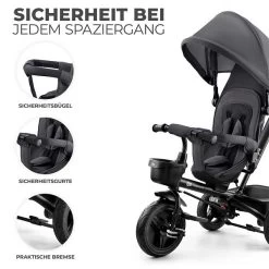 Kinderkraft AVEO Dreirad Malachite Grey 10 Kinderkraft AVEO Dreirad Malachite Grey -Geschäft Für Babyprodukte aveo malachite grey g7 de