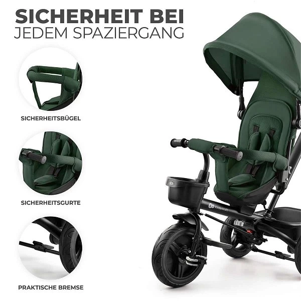 Kinderkraft AVEO Dreirad Mystic Green 5 Kinderkraft AVEO Dreirad Mystic Green – Bild 5
