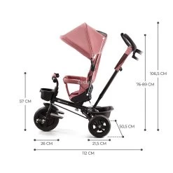 Kinderkraft AVEO Dreirad Rose Pink 11 Kinderkraft AVEO Dreirad Rose Pink -Geschäft Für Babyprodukte aveo rose pink 9