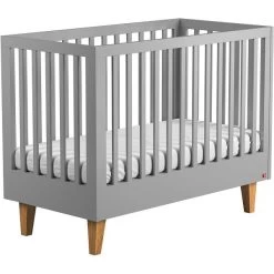 VOX Lounge Babybett 60x120 Grau/eiche