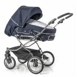 HESBA Calido Kinderwagen Außen 517 Innen 119 Schwenkbare Vorderräder SW-SL 2/25