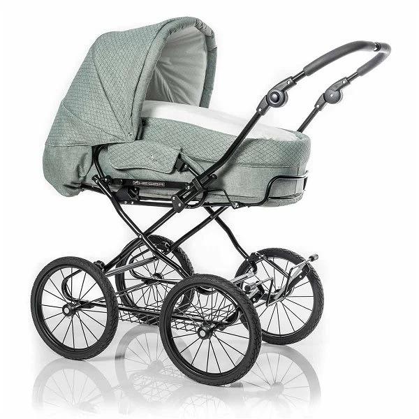HESBA Condor Light Kinderwagen Außen 665 Innen 166 Black Edition - Räder Schwarz 30 Cm 1 HESBA Condor Light Kinderwagen Außen 665 Innen 166 Black Edition - Räder Schwarz 30 Cm