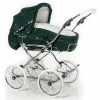 HESBA Corrado Kinderwagen Außen 603 Innen 173 Räder Weiß 30 Cm, Ledergriff Weiß