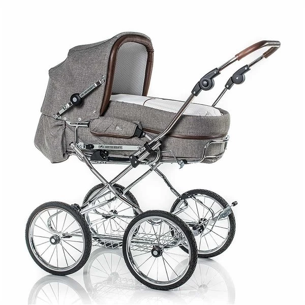 HESBA Corrado Kinderwagen Teilleder Varianten Frei Wählbar | Der Klassiker 1 HESBA Corrado Kinderwagen Teilleder Varianten Frei Wählbar | Der Klassiker