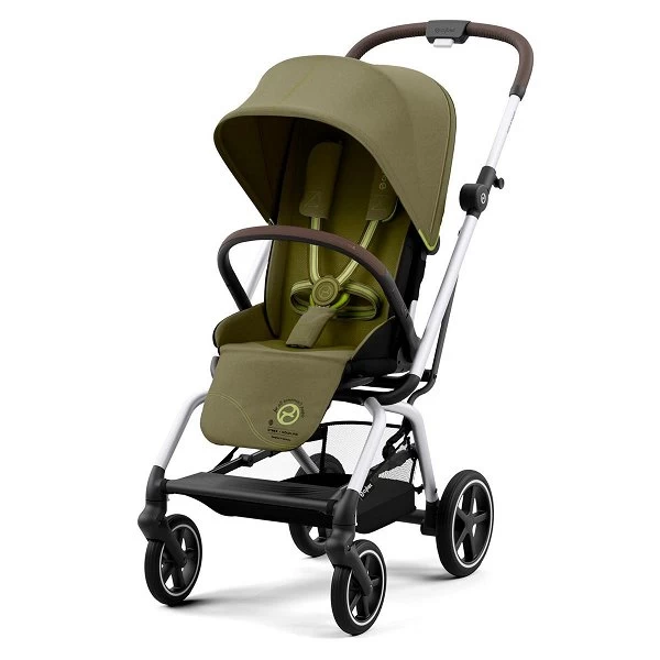 CYBEX Eezy S Twist+2 Buggy Nature Green Gestell Silver | Mit All-Terrain Rädern 1 CYBEX Eezy S Twist+2 Buggy Nature Green Gestell Silver | Mit All-Terrain Rädern