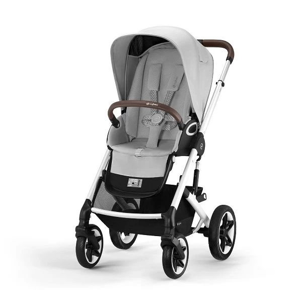 CYBEX Talos S LUX Kinderwagen Bundle Lava Grey Gestell In Silver 4 CYBEX Talos S LUX Kinderwagen Bundle Lava Grey Gestell In Silver – Bild 4