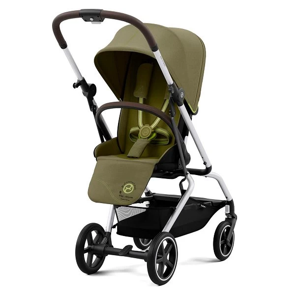 CYBEX Eezy S Twist+2 Buggy Nature Green Gestell Silver | Mit All-Terrain Rädern 2 CYBEX Eezy S Twist+2 Buggy Nature Green Gestell Silver | Mit All-Terrain Rädern – Bild 2