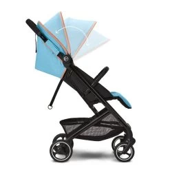 CYBEX Beezy Buggy Beach Blue - Gestell Black 7 CYBEX Beezy Buggy Beach Blue - Gestell Black -Geschäft Für Babyprodukte cyb 22 int y270 beezy blk bebl canopy steps
