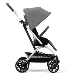 CYBEX Eezy S Twist+2 Buggy Lava Grey Gestell Silver | Mit All-Terrain Rädern -Geschäft Für Babyprodukte cyb 22 int y270 eezystwist 2 slv lagr