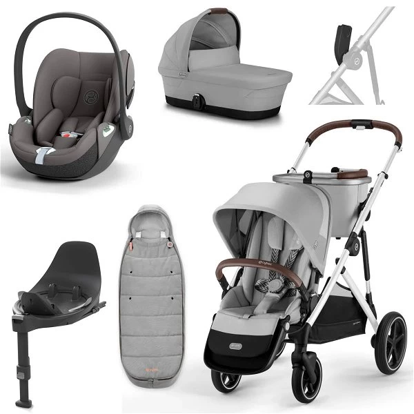 CYBEX Gazelle S Kinderwagen Lava Grey + Cloud T I-Size + Zubehör Bundle 1 CYBEX Gazelle S Kinderwagen Lava Grey + Cloud T I-Size + Zubehör Bundle