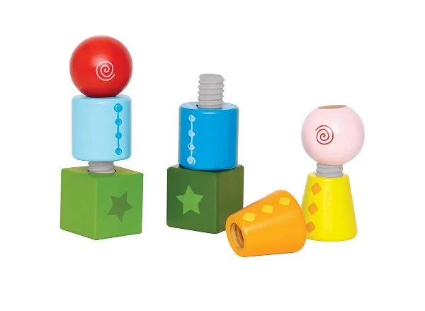Hape Schraubklötze E0416 1 Hape Schraubklötze E0416