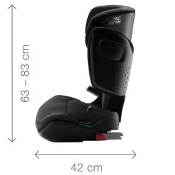 Britax Römer Kidfix M I-Size Cosmos Black Kindersitz Gruppe ECE R 129 / I-Size 13 Britax Römer Kidfix M I-Size Cosmos Black Kindersitz Gruppe ECE R 129 / I-Size -Geschäft Für Babyprodukte kidfix m i size dimension images angle 01