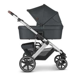 ABC Design Salsa 4 Kinderwagen Bundle Storm Mit Cybex Aton 5 Und Adapter -Geschäft Für Babyprodukte kinderwagen stroller salsa 4 storm 05 uv schutz 50 05