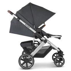 ABC Design Salsa 4 Kinderwagen Bundle Storm Mit Cybex Aton 5 Und Adapter -Geschäft Für Babyprodukte kinderwagen stroller salsa 4 storm 08 liegeposition 08